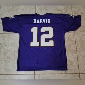 Vintage Minnesota Vikings Percy Harvin football jersey.